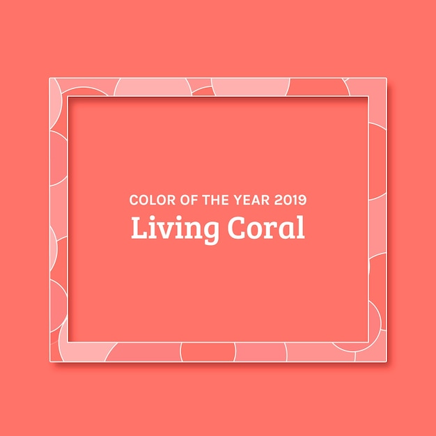 Vettore gratuito sfondo corallo vivente