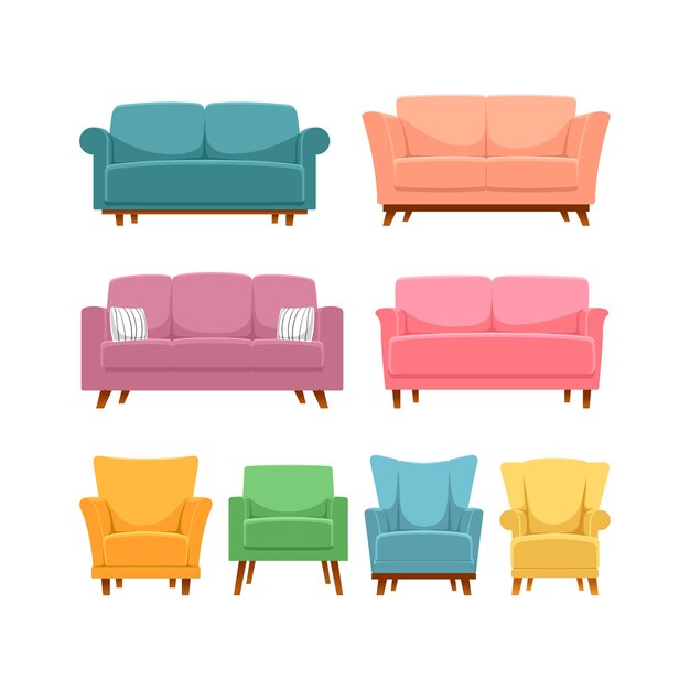 ソファ 画像 無料のベクター ストックフォト Psd