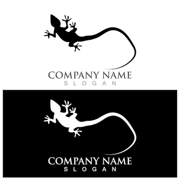 Premium Vector Lizard logo and vector template