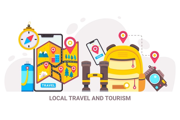 Local tourism concept