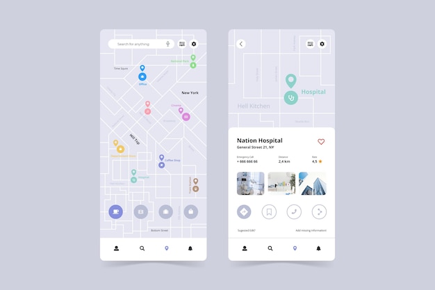 Maps Sketch UI Kits | Sketch Elements