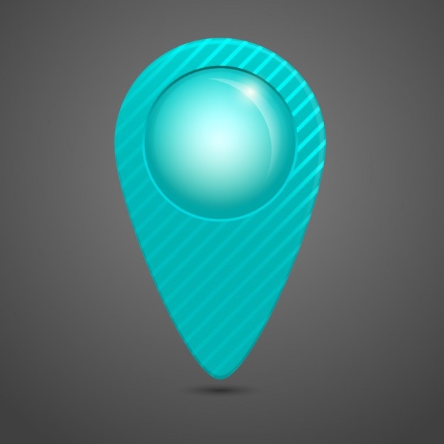 Free vector location button