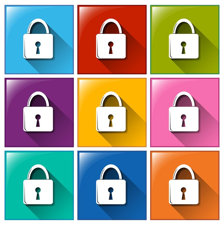 Free Vector lock icons