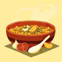 Free vector locro illustration in hand drawn style