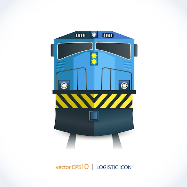 Free vector logistic icon train