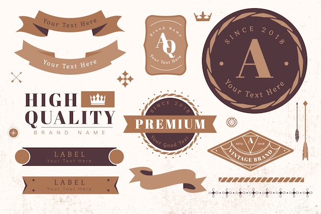 Free vector logo and banner design elements