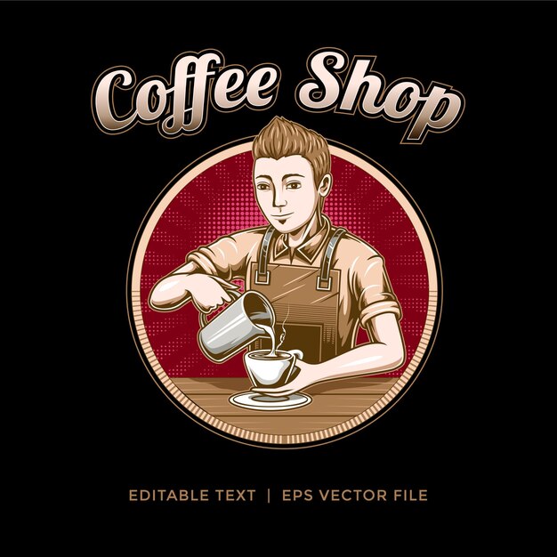 Logo for coffeeshop or coffe products