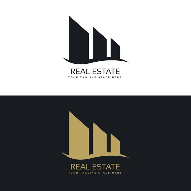 Logo design concept for real estate business