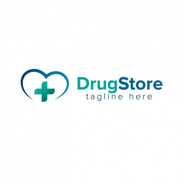 Free vector logo of drugstore