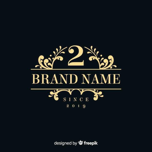 Logo elegant ornamental