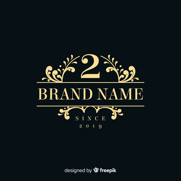 Logo elegant ornamental