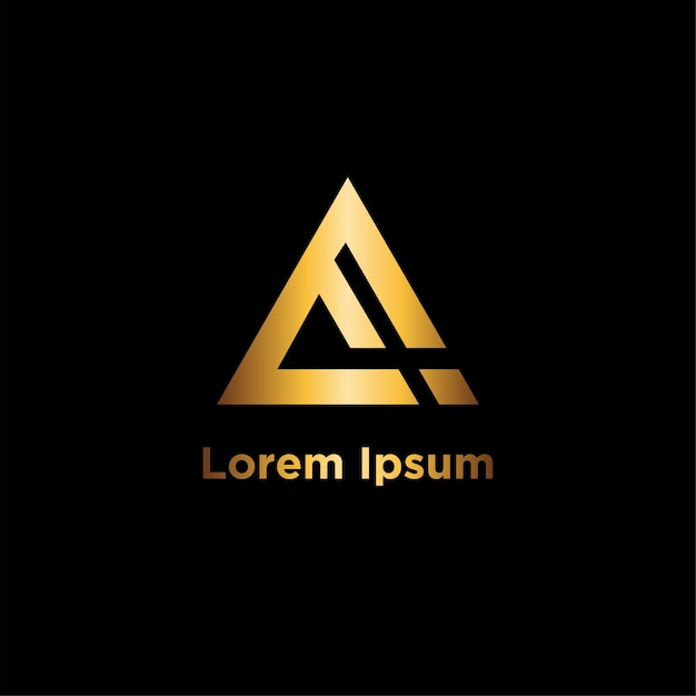 Logo luxury gradient design colorful