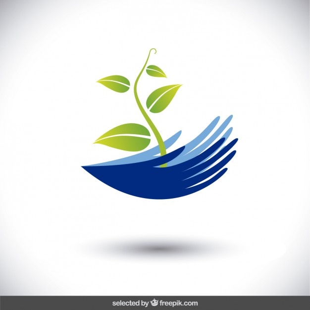 Free vector logo protect the enviroment