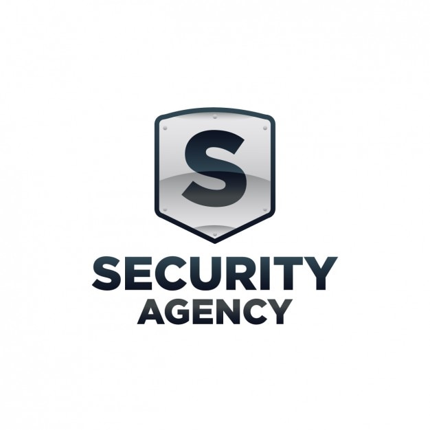 Vettore gratuito logo di agenzia per la sicurezza