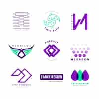 Free vector logo template collection