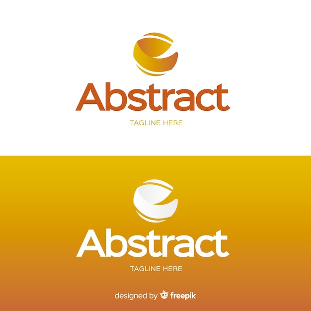 Logo template for light and dark background