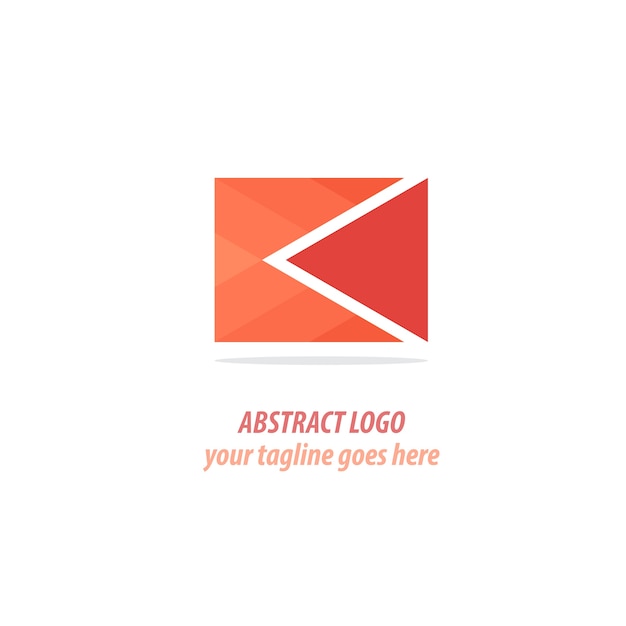 Logo with a geometric envelope