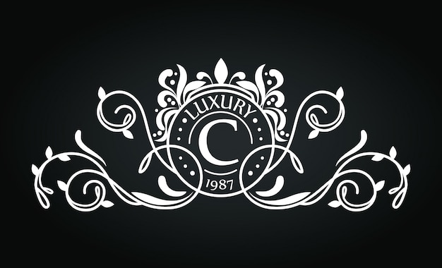 飾りデザインのロゴ