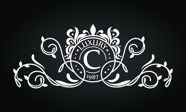 Logo with ornament design