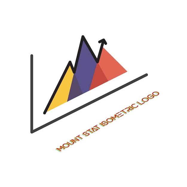 Logo with statistics