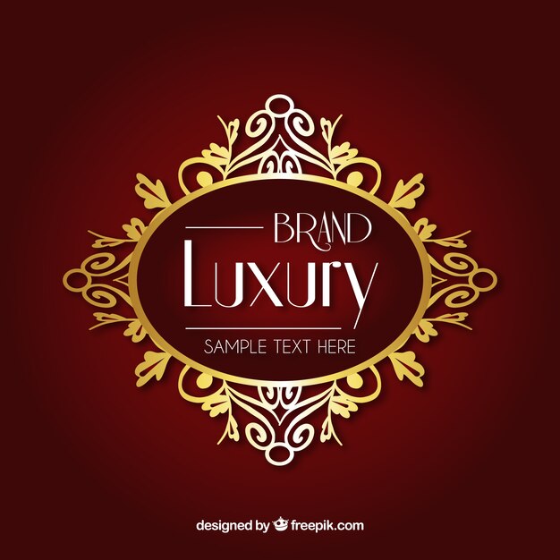 Logo with vintage and luxury style