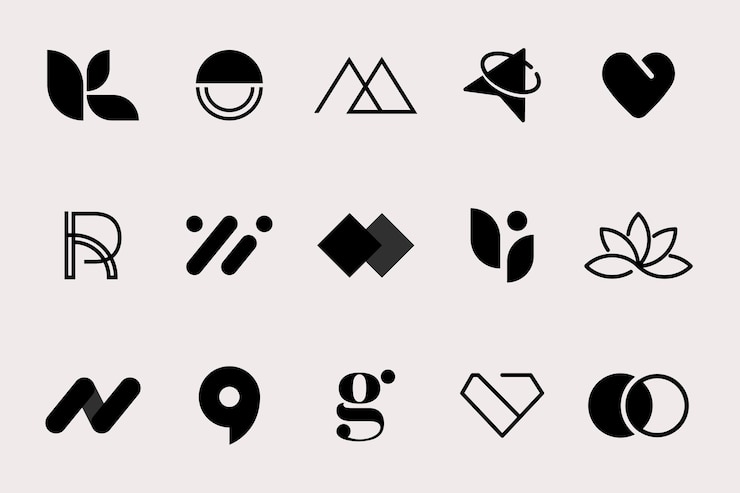 Free Vector logotype set
