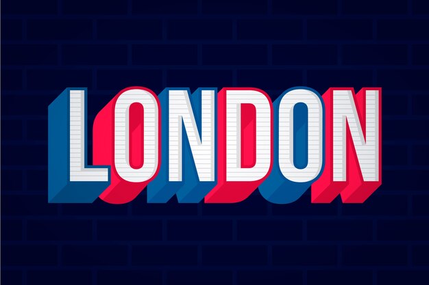 London city lettering