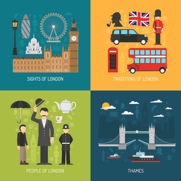 London concept vector image