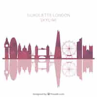 Free vector london skyline background