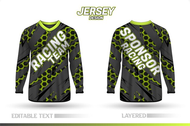 Download Premium Vector Cycling Jersey Template