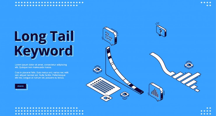 Long tail keyword isometric landing page