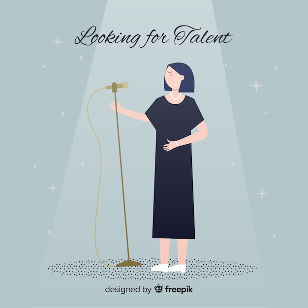 Free vector looking for talent