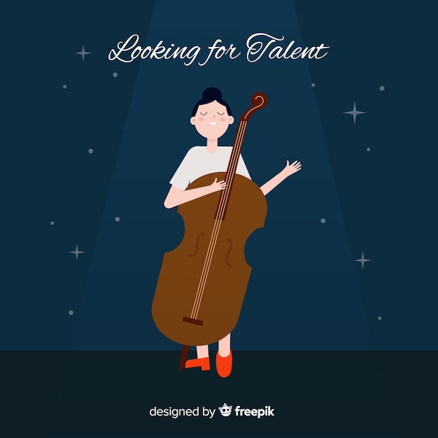 Free vector looking for talent