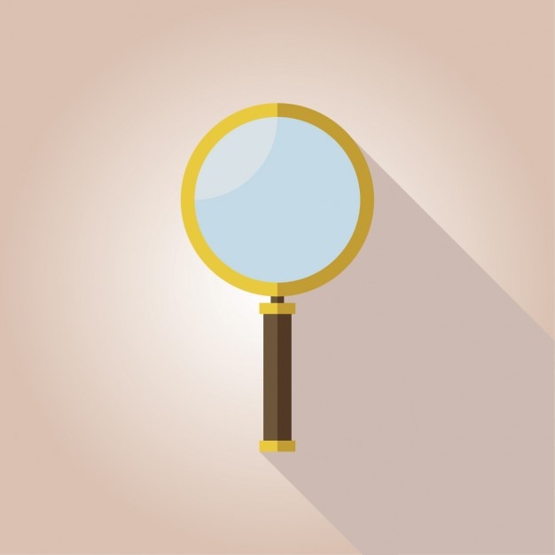 Free vector loupe flat design