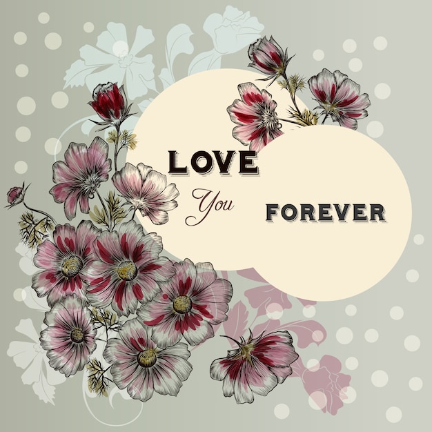 Free vector love background design