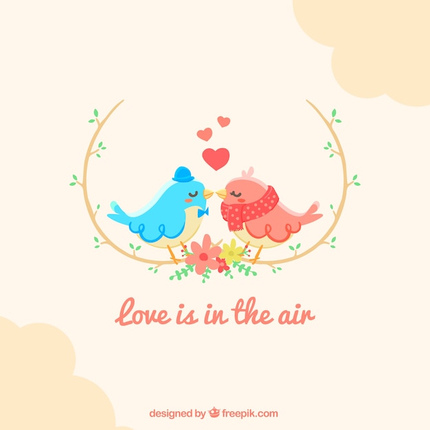 Free vector love background design