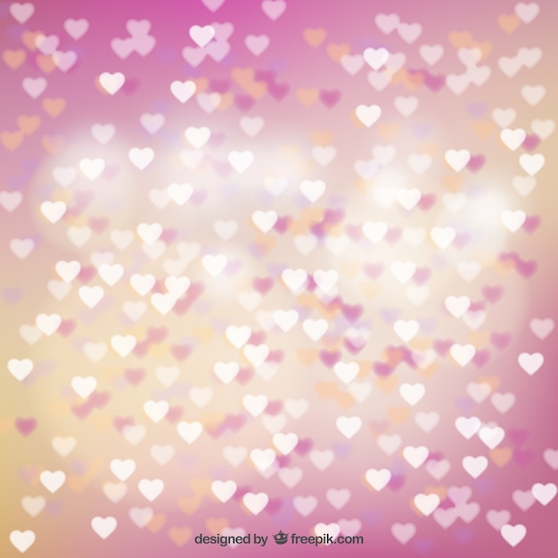 Love background full of little hearts