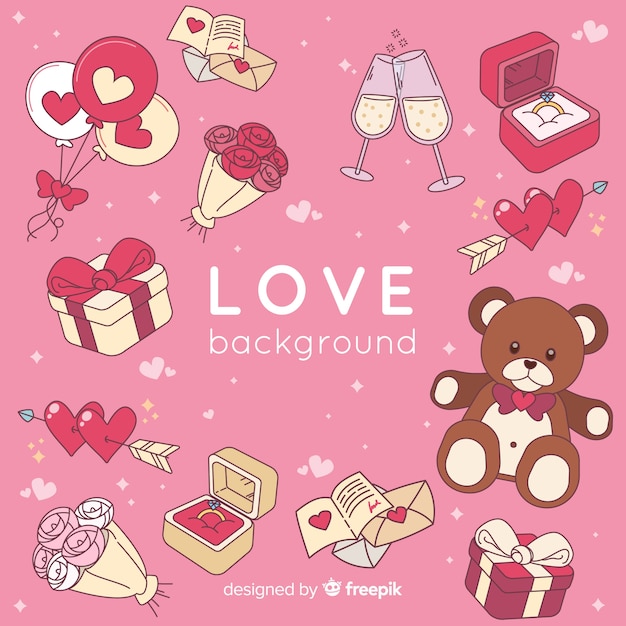 Free vector love background