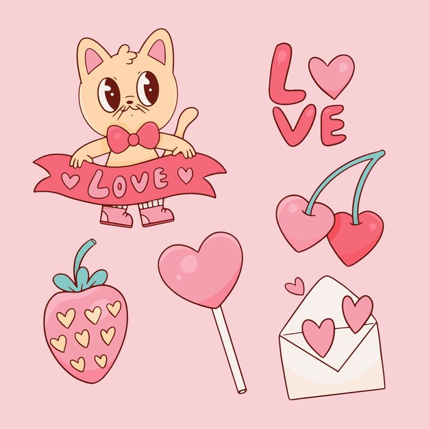 사랑 만화 요소 집합