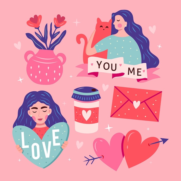 Love concept illustrated