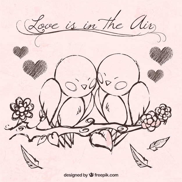 Love is in the air, card