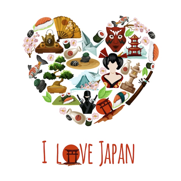Love Japan Poster