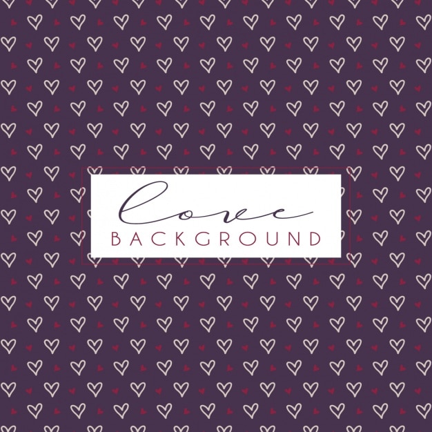 Free Vector love pattern design