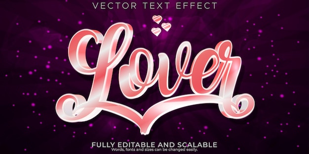 Love text effect editable date and darling text style