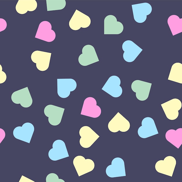 Free vector love valentine pattern vector illustration