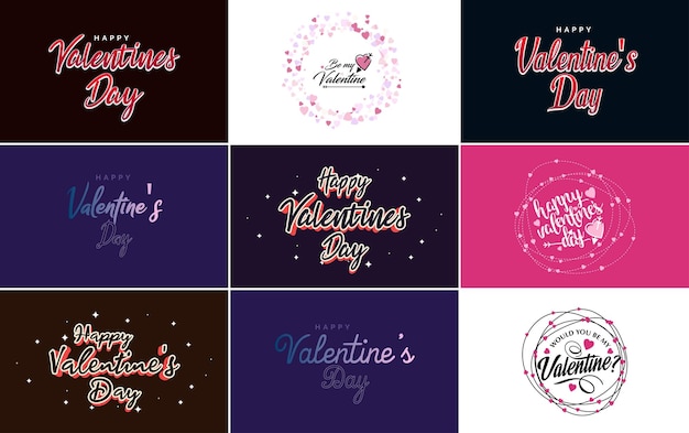 Free vector love word art design with a heartshaped background and a bokeh effect