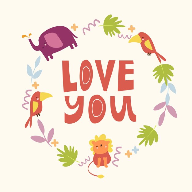 love you animals safari