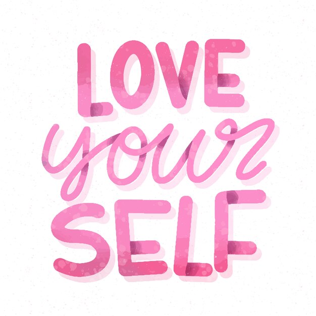 Любите свою личность надписи любви к себе