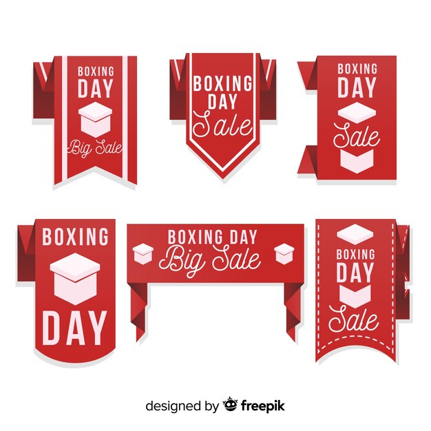 Lovely boxing day sale badge collection