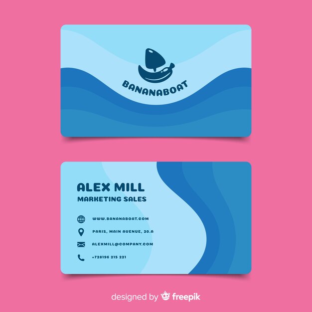 Lovely business card template